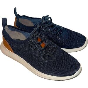 Johnston & Murphy Amherst Knit Navy Comfort Dress Sneakers Boys Size 3M